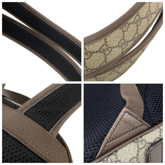 GUCCI Ophidia Beige Green Red PVC Cotton - Backpack 996-041925 - Picture 8 of 14